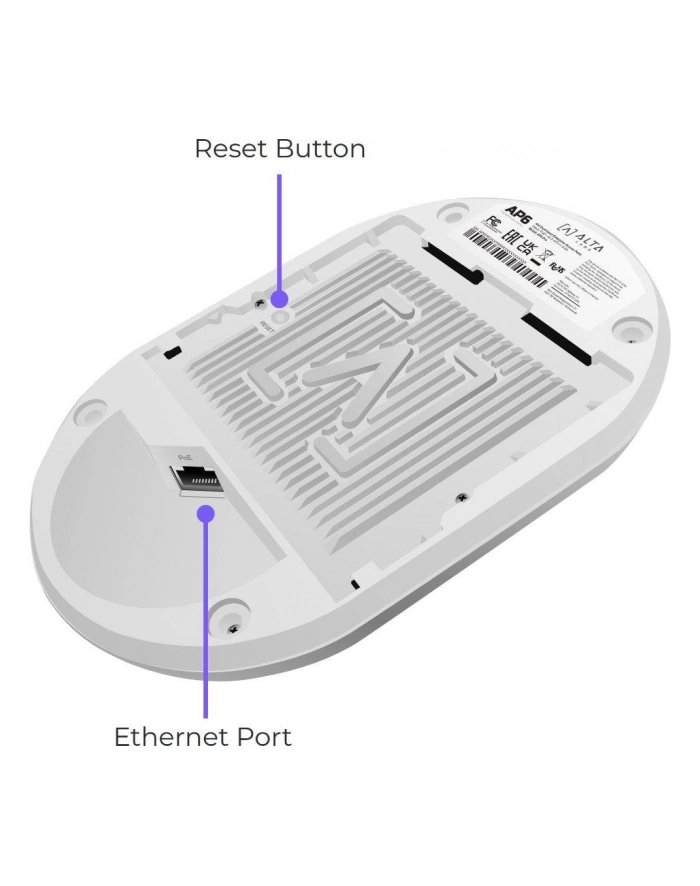ALTA LABS AP6 Access Point WIFI6 GBE RJ45 PORT POE+ 3 GBPS THROUGHPUT główny