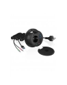 ICY BOX Table Hub 2x USB 3.0 Type-A with Audio in-/output Cardreader 1x Type-C and Schuko Socket CEE 7/3 diameter 80mm Black - nr 6