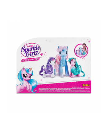 ZURU Sparkle Girlz jednorożce 3szt 100373 21151