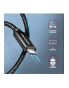 axagon Kabel BUCM4X-CM10AB Kabel USB-C - USB-C, USB4 Gen 3x2 1m, PD 240W, 8K HD, ALU, oplot Czarny - nr 8