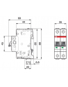 ABB Wyłącznik nadprądowy 1P+N C 50A 6kA AC S201-C50 NA 2CDS251103R0504 - nr 2