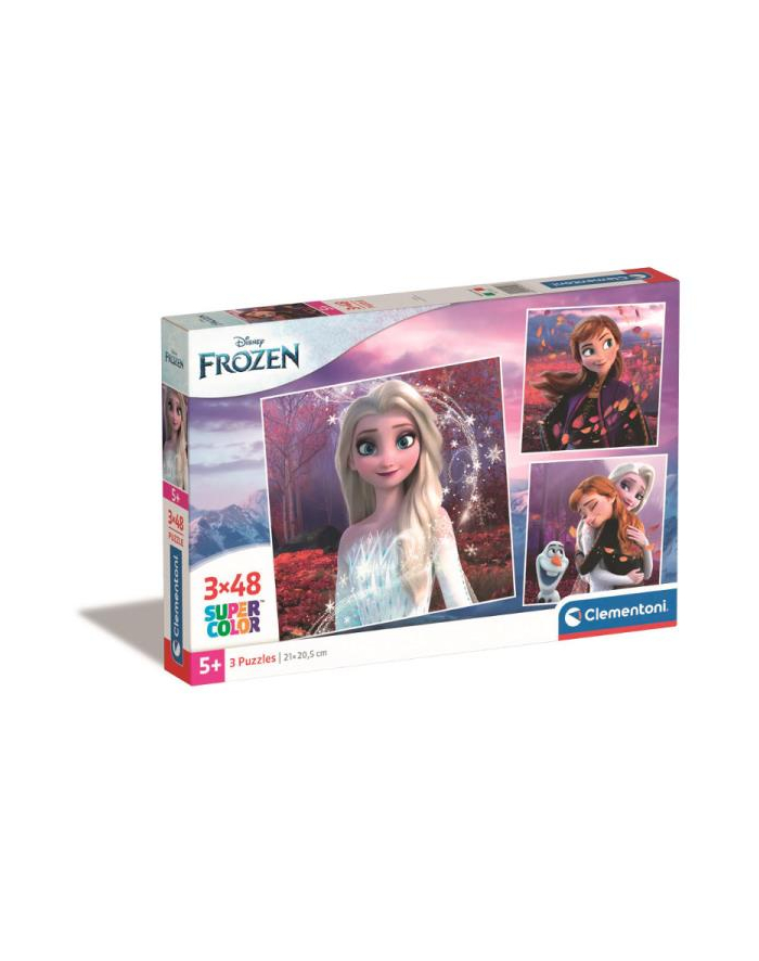 Clementoni Puzzle 3x48el square Kraina Lodu. Frozen 25297 główny