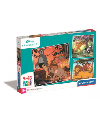 Clementoni Puzzle 3x48el square Disney Classic 25299