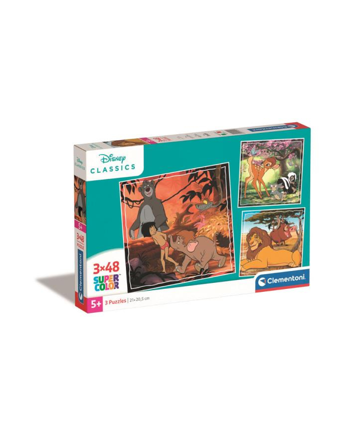 Clementoni Puzzle 3x48el square Disney Classic 25299 główny