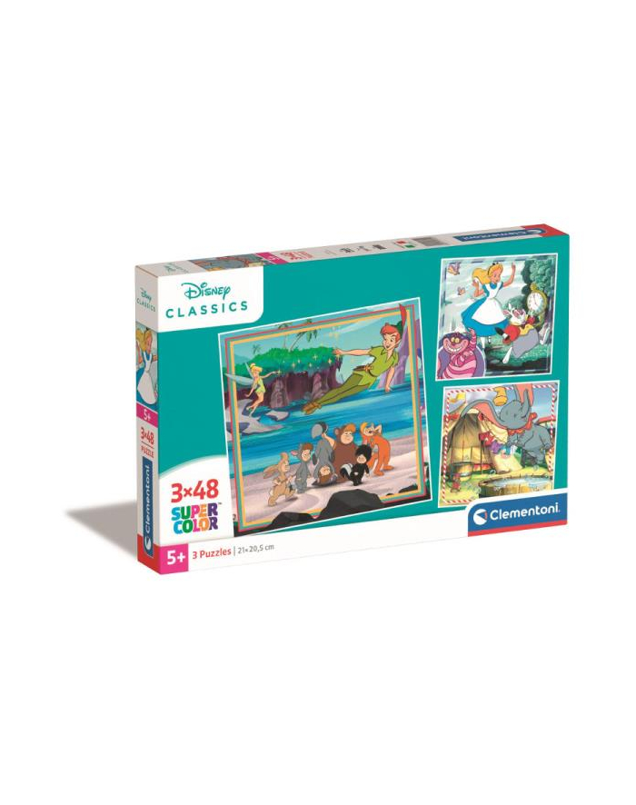 Clementoni Puzzle 3x48el square Disney Classic 25302 główny