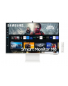 samsung Monitor 27 cali LS27CM801UUXDU VA 3840x2160 UHD 16:9 1xHDMI 1xUSB-C (65W) 2xUSB 2.0 4ms WiFi/BT HAS+PIVOT Webcam głośniki płaski biały SMART 2Yd2d - nr 1