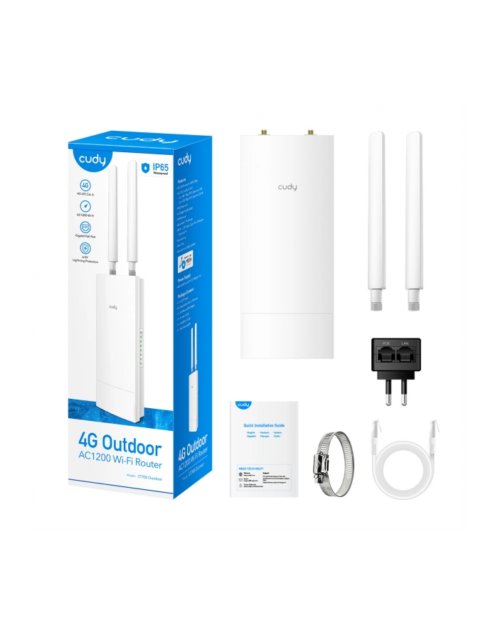 cudy Router LT700 Outdoor 4G LTE SIM AC1200 główny