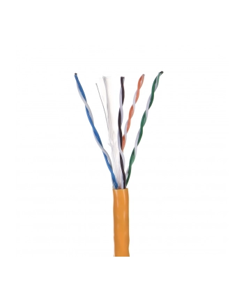 Kabel UTP Lanberg 1Gb/s 305m drut CCA pomarańczowy nr 2