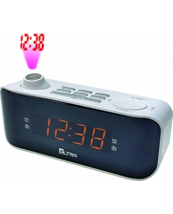 eltra Radiobudzik Kasia z projektorem, biały nr 1