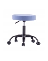 Stołek / Taboret biurowy Techly obrotowy, Regulowany niebieski - nr 6
