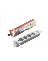 Przedłużacz CW 4x gniazdo euro, 4x USB biały 2m - nr 1