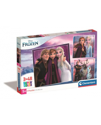 Clementoni Puzzle 3x48el square Kraina Lodu. Frozen 25306