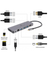 gembird Hub USB-C do HDMI 1xUSB-C GbE 2xUSB-A Card PD - nr 10