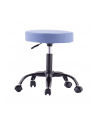 Stołek / Taboret biurowy Techly obrotowy, Regulowany niebieski - nr 1