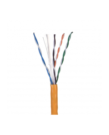 Kabel UTP Lanberg 1Gb/s 305m drut CCA pomarańczowy
