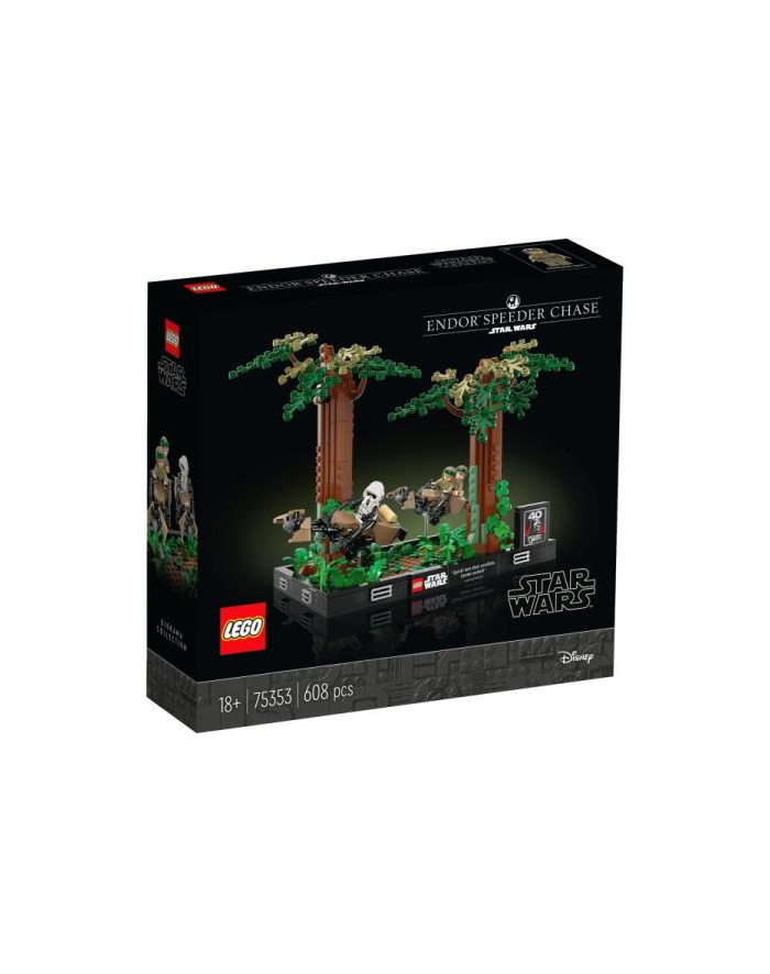 LEGO 75353 STAR WARS Diorama: Pościg na ścigaczu przez Endor p3 główny