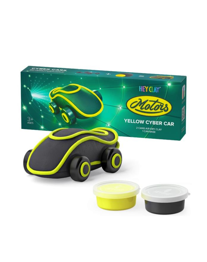 tm toys Hey Clay Masa plastyczna Cyber Auto żółte 20901 główny