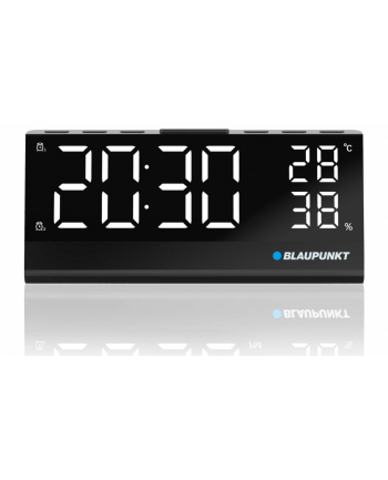 blaupunkt Radiobudzik CR10ALU FM PLL z wbudowanym czujnikiem temperatury i wilgotności nr 1