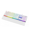 krux Klawiatura Frost RGB srebrno-biała - nr 1