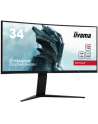 iiyama Monitor 34 cale GCB34801WQSU-B1 VA,UWQHD,180HZ,0.4ms,1500R(Curved),   2xHDMI,2xDP,2xUSB 3.2,2x3W,HDR400,HAS(110mm),VESA(100x100mm) - nr 30