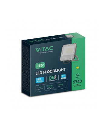 V-TAC PROJEKTOR LED V-TAC 50W 135LM/W SAMSUNG CHIP