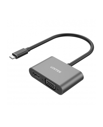 UNITEK ADAPTER USB-C - HDMI 4K, VGA FULLHD M/F