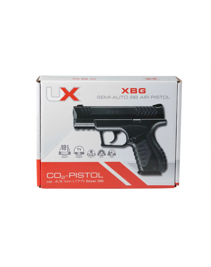 Wiatrówka pistolet UMAREX XBG kal4,46mm BB Ekp'lt;17J główny