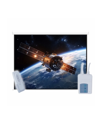 ART ELECTRIC SCREEN 100inch 254x254cm with EA-100 remote control 1:1 nr 1