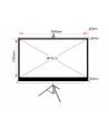 ART HAND-HELD SCREEN ON A TRIPOD 96inch 146x195cm TA-96 4:3 - nr 8