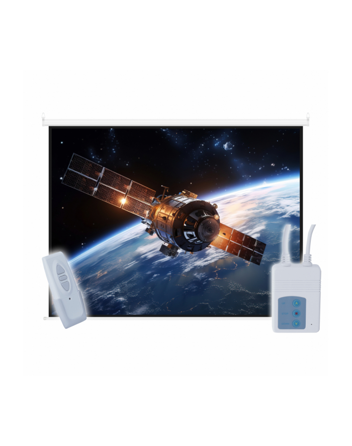 ART ELECTRIC SCREEN 120inch 305x305cm with remote control EA-120 1:1 główny