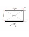 ART MANUAL SCREEN ON A TRIPOD 120inch 183x244cm TA-120 4:3 - nr 8