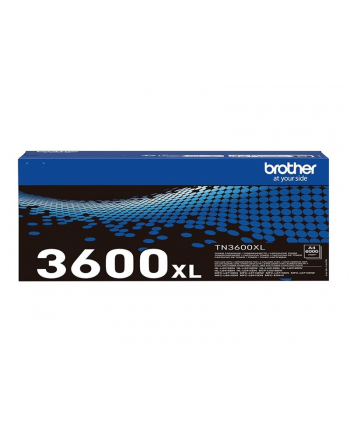 BROTHER TN-3600XL Black Toner Cartridge Prints 6.000 pages