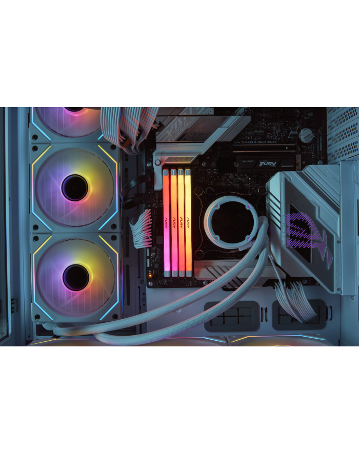 KINGSTON 64GB 6400MT/s DDR5 CL32 DIMM Kit of 2 FURY Renegade RGB White XMP główny