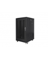 LANBERG szafa stojąca rack 19inch 22U 600x800 drzwi perforowane czarna - nr 1