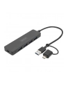 DIGITUS USB 3.0 Hub 4-Port Slimline with USB-C Adapter 5Gbps 0.2m cable - nr 5