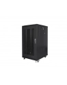 LANBERG szafa stojąca rack 19inch 22U 600x800 drzwi perforowane czarna - nr 1