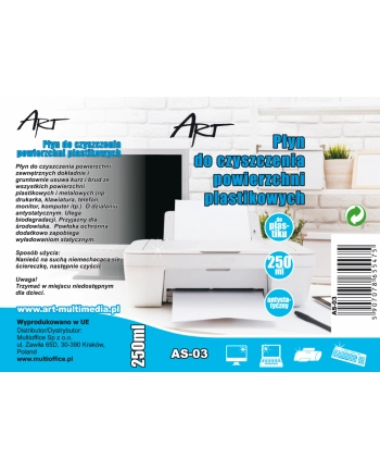 AS-03 Płyn czyszczący metal i plastik 250ml