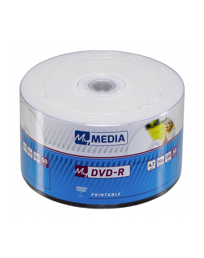 DVD-R My Media 16x 4.7GB Printable Wrap (Spindle 50) główny