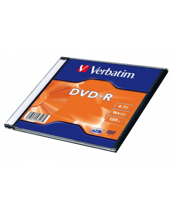 DVD-R Verbatim 16X 4.7GB (Slim 1) MATT SILVER nr 1