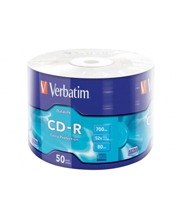 CD-R Verbatim 700MB Extra Pczerwonyection Wrap (50 Spindel)