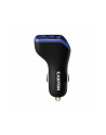 CANYON Ładowarka samochodowa C-08 SMART IC 1xUSB-C 2xUSBxA wskaźnik LED Czarno-Fioletowa - nr 4