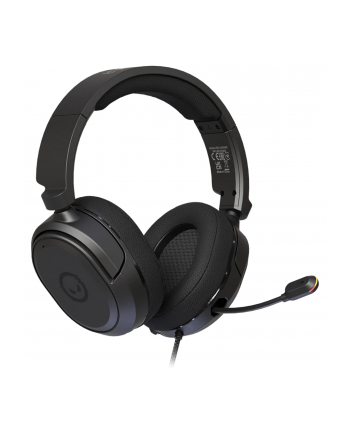LORGAR Kaya 360, USB Gaming headset with microphone, CM108B, Plug'amp;Play, USB-A connection cable 2m, fabric ear pads, size: 192*184.7*88mm, 0.314kg, Kolor: CZARNY