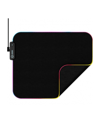 Lorgar Steller 913, Gaming mouse pad, High-speed surface, anti-slip rubber base, RGB backlight, USB connection, Lorgar WP Gameware support, size: 360mm x 300mm x 3mm, weight 0.250kg