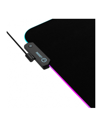 Lorgar Steller 919, Gaming mouse pad, High-speed surface, anti-slip rubber base, RGB backlight, USB connection, Lorgar WP Gameware support, size: 900mm x 360mm x 3mm, weight 0.635kg