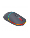 CANYON MW-22, 2 in 1 Wireless optical mouse with 4 buttons,Silent switch for right/left keys,DPI 800/1200/1600, 2 mode(BT/ 2.4GHz),  650mAh Li-poly battery,RGB backlight,Dark grey, cable length 0.8m, 110*62*34.2mm, 0.085kg - nr 5