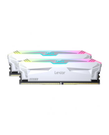 Lexar 16GB Ares DDR5 6400 CL32 1.4V Memory with heatsink and RGB lighting,Dual pack, White Color, EAN: 843367131570