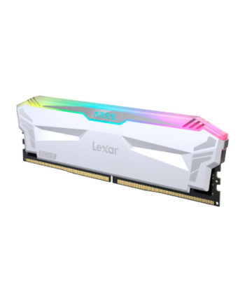 Lexar 16GB Ares DDR5 6400 CL32 1.4V Memory with heatsink and RGB lighting,Dual pack, White Color, EAN: 843367131570