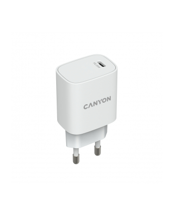 CANYON Ładowarka sieciowa H-20-02 USB-C PD 20W Biała