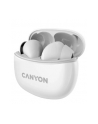 CANYON Słuchawki dokanałowe TWS-5 mikrofon Białe - nr 5