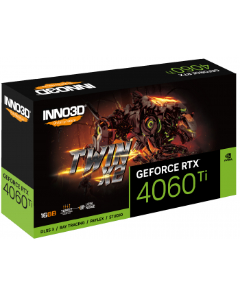 INNO3D GeForce RTX 4060 Ti Twin X2 16GB GDDR6X 128-bit HDMI 3x DP